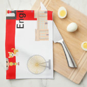 Linge De Cuisine Pays du monde - Angleterre 1 (Quart Plié)