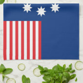 Linge De Cuisine Pays du pavillon de ville d'Easton Amérique (Plié)