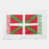 Linge De Cuisine Pays et ikurriña Basques, (Horizontal)