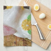 Linge De Cuisine Pays Lapin de Pâques (Quart Plié)