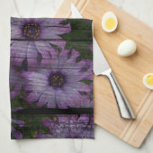 Linge De Cuisine Pays occidental primitif Planche à grange pourpre (Quart Plié)