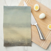 Linge De Cuisine Paysage Abstrait avec ciel couvert (Quart Plié)