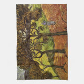 Linge De Cuisine Paysage, arbres et figures par Vincent van Gogh (Vertical)