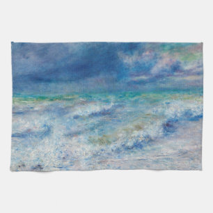Linge De Cuisine Paysage bleu de Renoir Impressionniste Peinture
