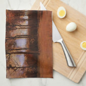 Linge De Cuisine Paysage d'automne par Vincent van Gogh (Quart Plié)