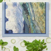 Linge De Cuisine Paysage de Saint-Rémy par Vincent Van Gogh (Plié)