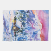 Linge De Cuisine Paysage d'hiver (Horizontal)