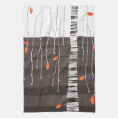 Linge De Cuisine Paysage d'hiver Art Arbre (Vertical)