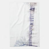 Linge De Cuisine Paysage hivernal neige (Vertical)