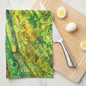 Linge De Cuisine Paysage rustique et élégant à Saint Remy Peinture (Quart Plié)