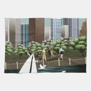 Linge De Cuisine Paysage urbain