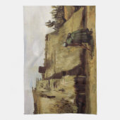 Linge De Cuisine Paysanne creusant une cabane par Vincent van Gogh (Vertical)