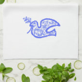 Linge De Cuisine Peace Doves  (Plié)