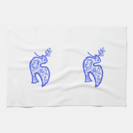 Linge De Cuisine Peace Doves  (Horizontal)