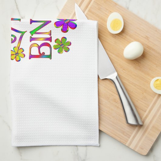 Linge De Cuisine Peace Love Bingo (Quart Plié)