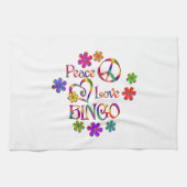 Linge De Cuisine Peace Love Bingo (Horizontal)