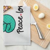 Linge De Cuisine Peace Love Nuring (Quart Plié)