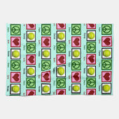Linge De Cuisine Peace Love Tennis (Horizontal)
