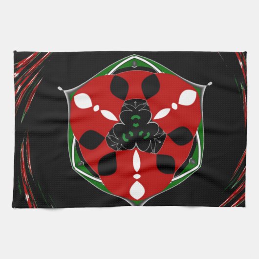 Linge De Cuisine "Peace : with Shield Emblem" (Horizontal)