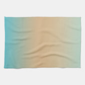 Linge De Cuisine Peach Aqua Ombre (Horizontal)