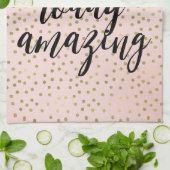 Linge De Cuisine Peach Blush Gold Inspirational Extraordinaire (Plié)