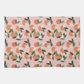 Linge De Cuisine Peach Orange Juice Motif (Horizontal)