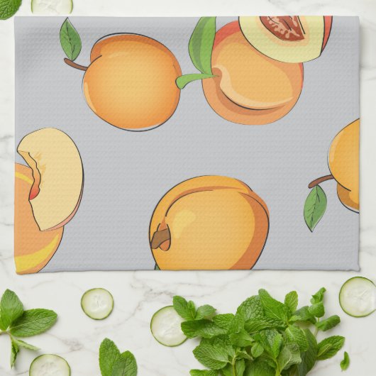 Linge De Cuisine Peach Pattern 6 (Plié)