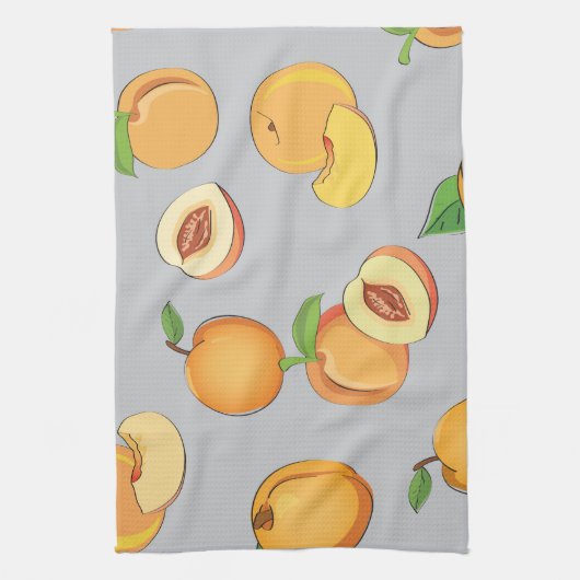 Linge De Cuisine Peach Pattern 6 (Vertical)