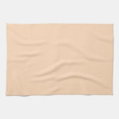 Linge De Cuisine Peach Puff couleur solide (Horizontal)