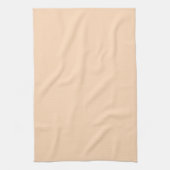Linge De Cuisine Peach Puff couleur solide (Vertical)