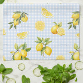 Linge De Cuisine Peachify Gingham Citron (Plié)