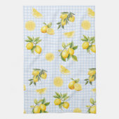 Linge De Cuisine Peachify Gingham Citron (Vertical)