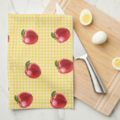 Linge De Cuisine Peachify Pommes Gingham (Quart Plié)