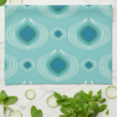 Linge De Cuisine Peacock turquoise (Plié)