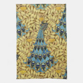 Linge De Cuisine Peacocks Birds Rowan Trees Art Nouveau (Vertical)