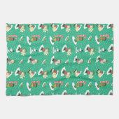 Linge De Cuisine Peanuts Peppermint Dreams Snowflake Motif (Horizontal)