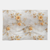Linge De Cuisine Pearl Gold Roses Floral (Horizontal)