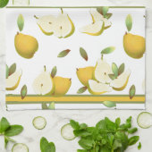 Linge De Cuisine Pears Fruit Botanique (Plié)
