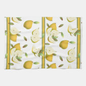 Linge De Cuisine Pears Fruit Botanique (Horizontal)