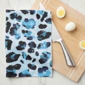 Linge De Cuisine Peau de Cheetah léopard : Aquarelle teinture Vinta (Quart Plié)