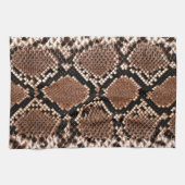Linge De Cuisine Peau de Crotale Diamondback Occidental (Horizontal)