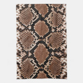 Linge De Cuisine Peau de Crotale Diamondback Occidental (Vertical)
