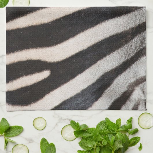 LINGE DE CUISINE PEAU ZEBRA (Plié)