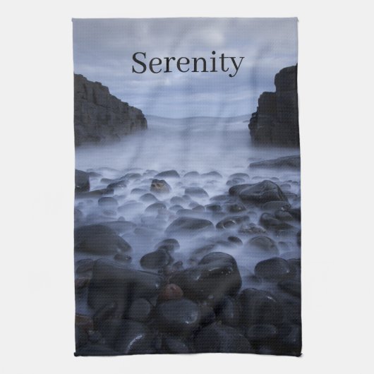 Linge De Cuisine Pebbles and Rocks along the Ocean Shoreline (Vertical)