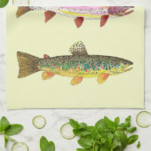 Linge De Cuisine Pêche à la truite (Plié)