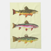 Linge De Cuisine Pêche à la truite (Vertical)