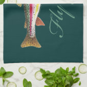 Linge De Cuisine Pêche à la truite (Plié)