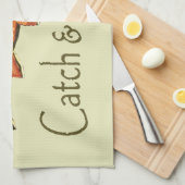 Linge De Cuisine Pêche à la truite de capture et de rejet (Quart Plié)