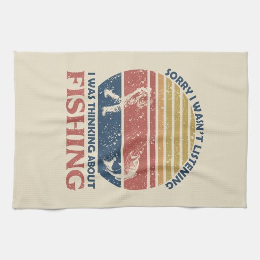 Linge De Cuisine Pêche amusante (Horizontal)