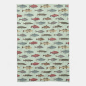 Linge De Cuisine Pêche aux poissons (Vertical)